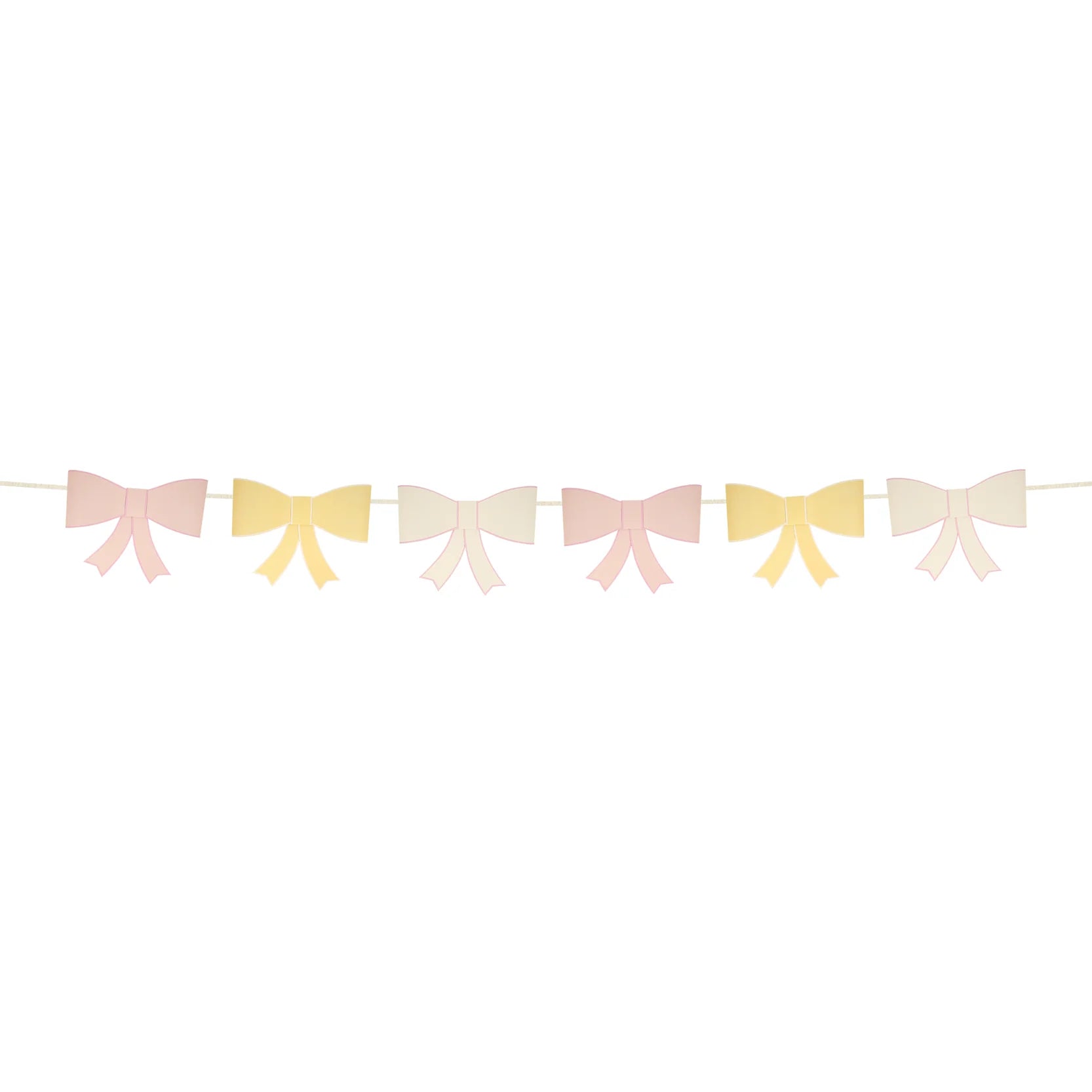 3D PAPER BOW GARLAND - OTHERLETTERS