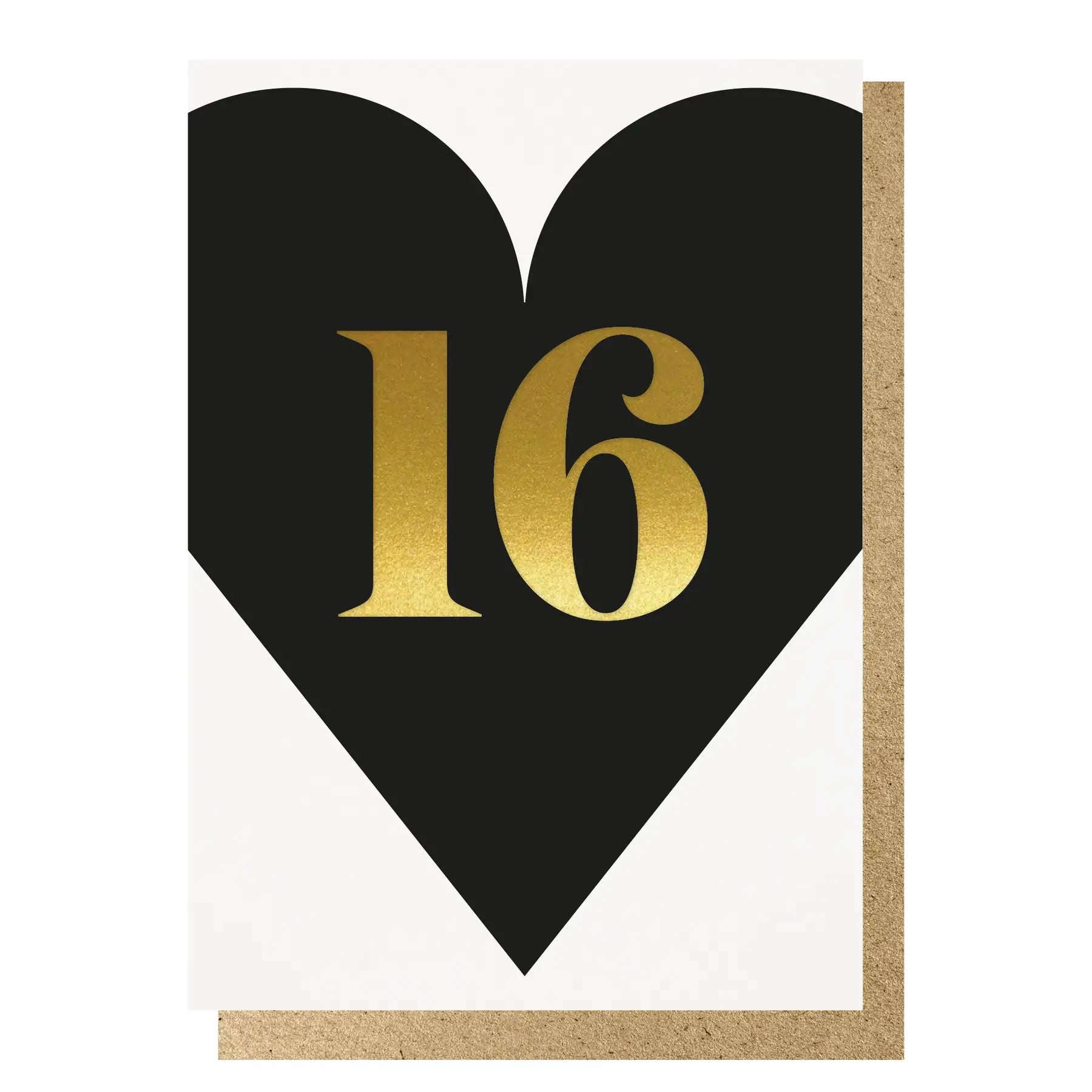 16 BLACK HEART | CARD BY LUCKY INK
