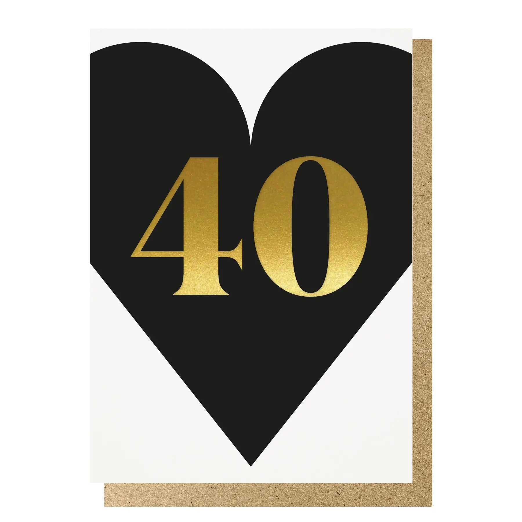 40 BLACK HEART | CARD BY LUCKY INK - OTHERLETTERS