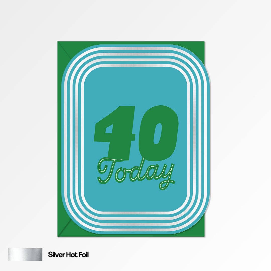 40 TODAY | CARD BY PROPER GOOD - OTHERLETTERS