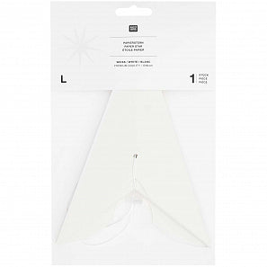 9 POINT PAPER STAR | WHITE LARGE