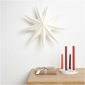 9 POINT PAPER STAR | WHITE LARGE