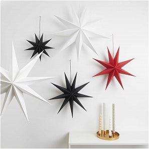 9 POINT PAPER STAR | WHITE MEDIUM