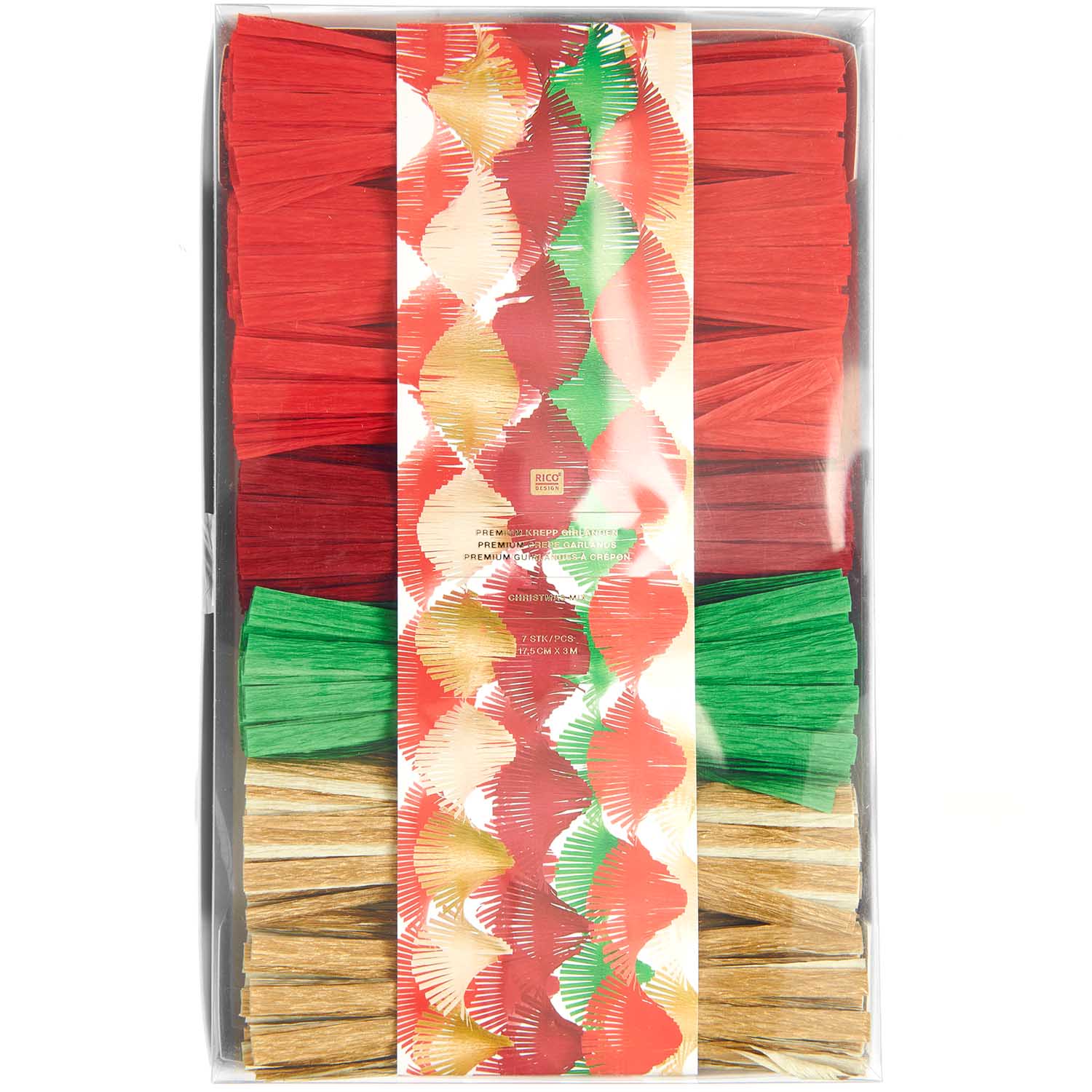 CHRISTMAS CREPE GARLANDS