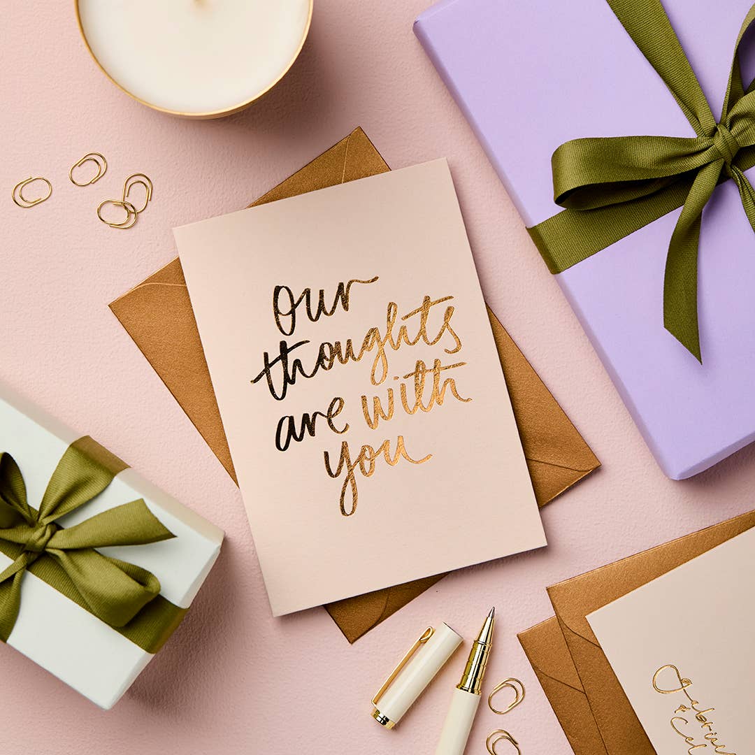 OUR THOUGHTS ARE WITH YOU (OAT) | CARD BY GABRIELLE & CELINE - OTHERLETTERS