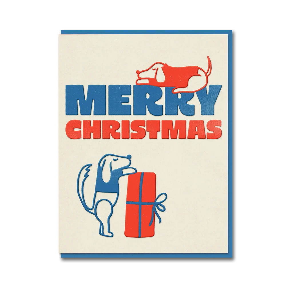 CHRISTMAS DOGS | CARD BY 1973