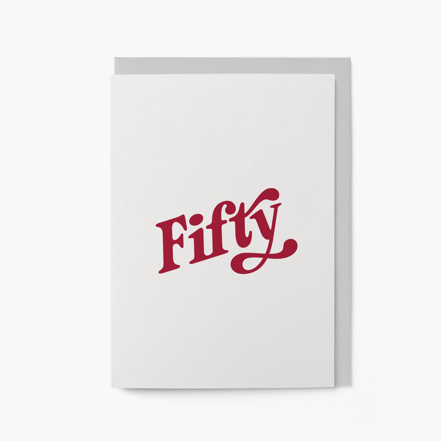50TH BIRTHDAY | CARD BY GRAPHIC FACTORY - OTHERLETTERS