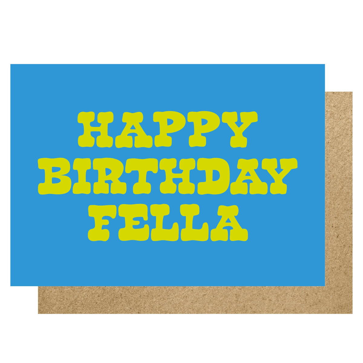 HAPPY BIRTHDAY FELLA | CARD BY LUCKY INK