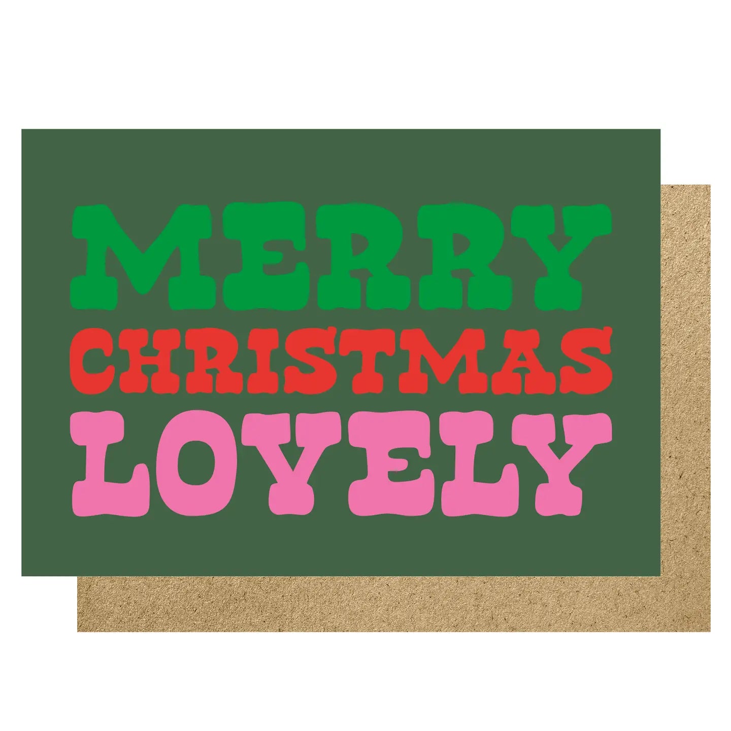 MERRY CHRISTMAS LOVELY | CARD BY LUCKY INK - OTHERLETTERS