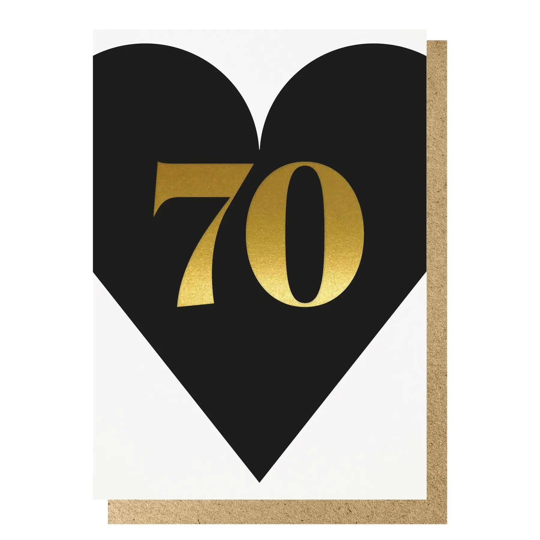 70 BLACK HEART | CARD BY LUCKY INK - OTHERLETTERS