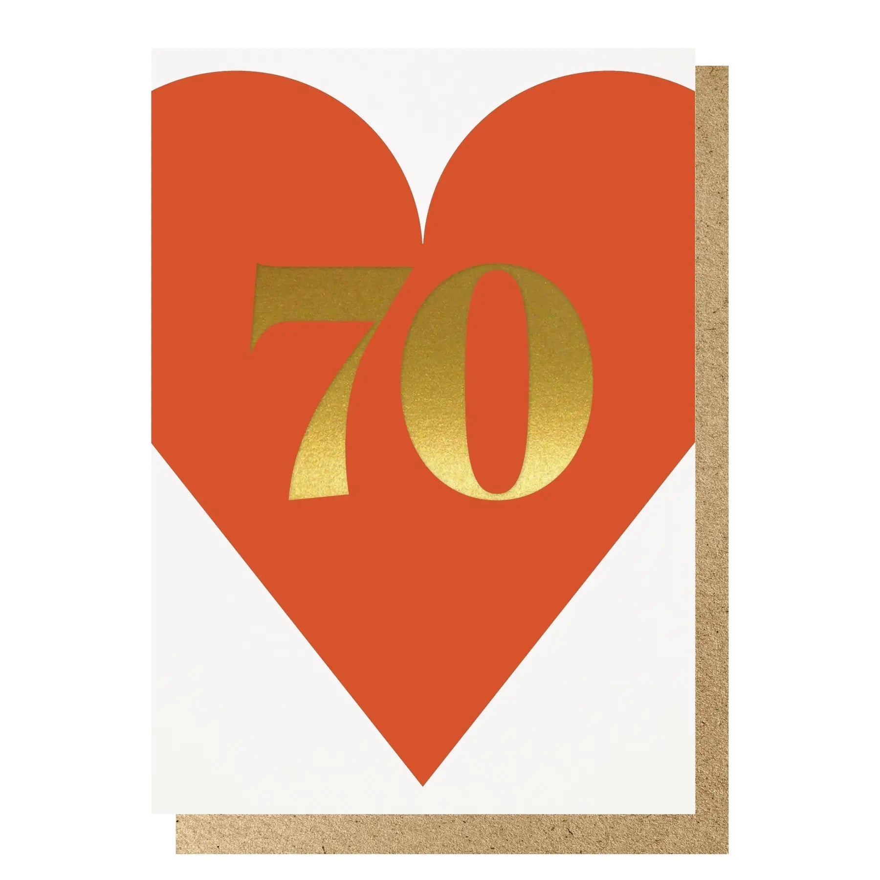 70 ORANGE HEART | CARD BY LUCKY INK - OTHERLETTERS