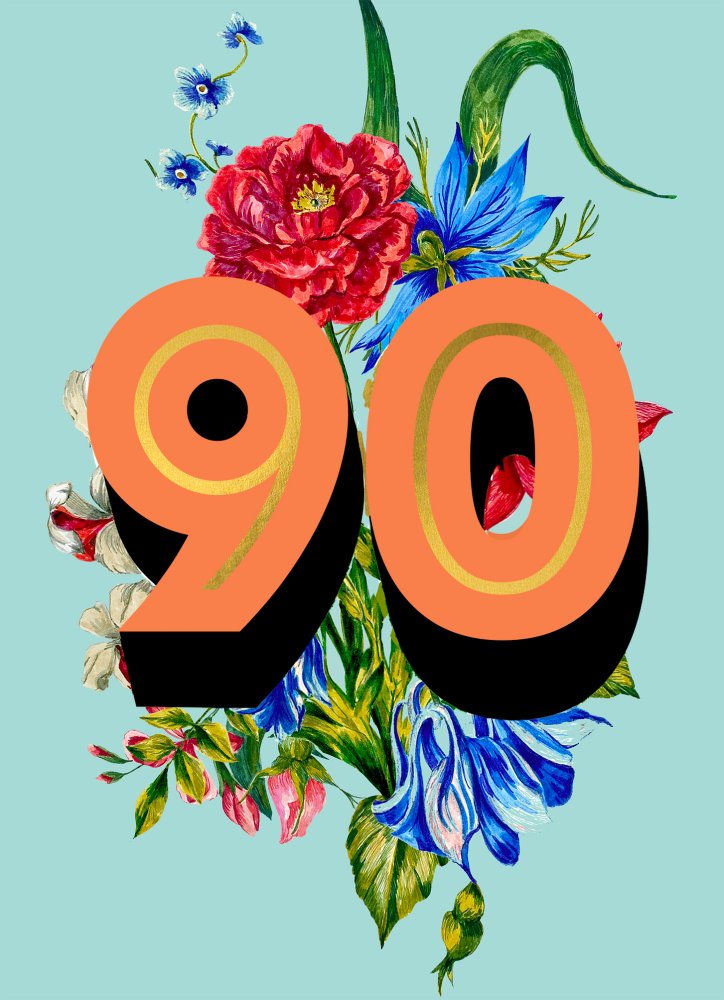 90 FLORAL | CARD BY MAX MADE ME