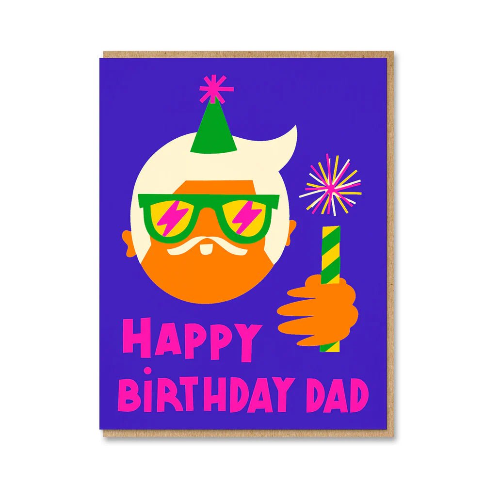 BIRTHDAY DAD | CARD BY 1973 - OTHERLETTERS