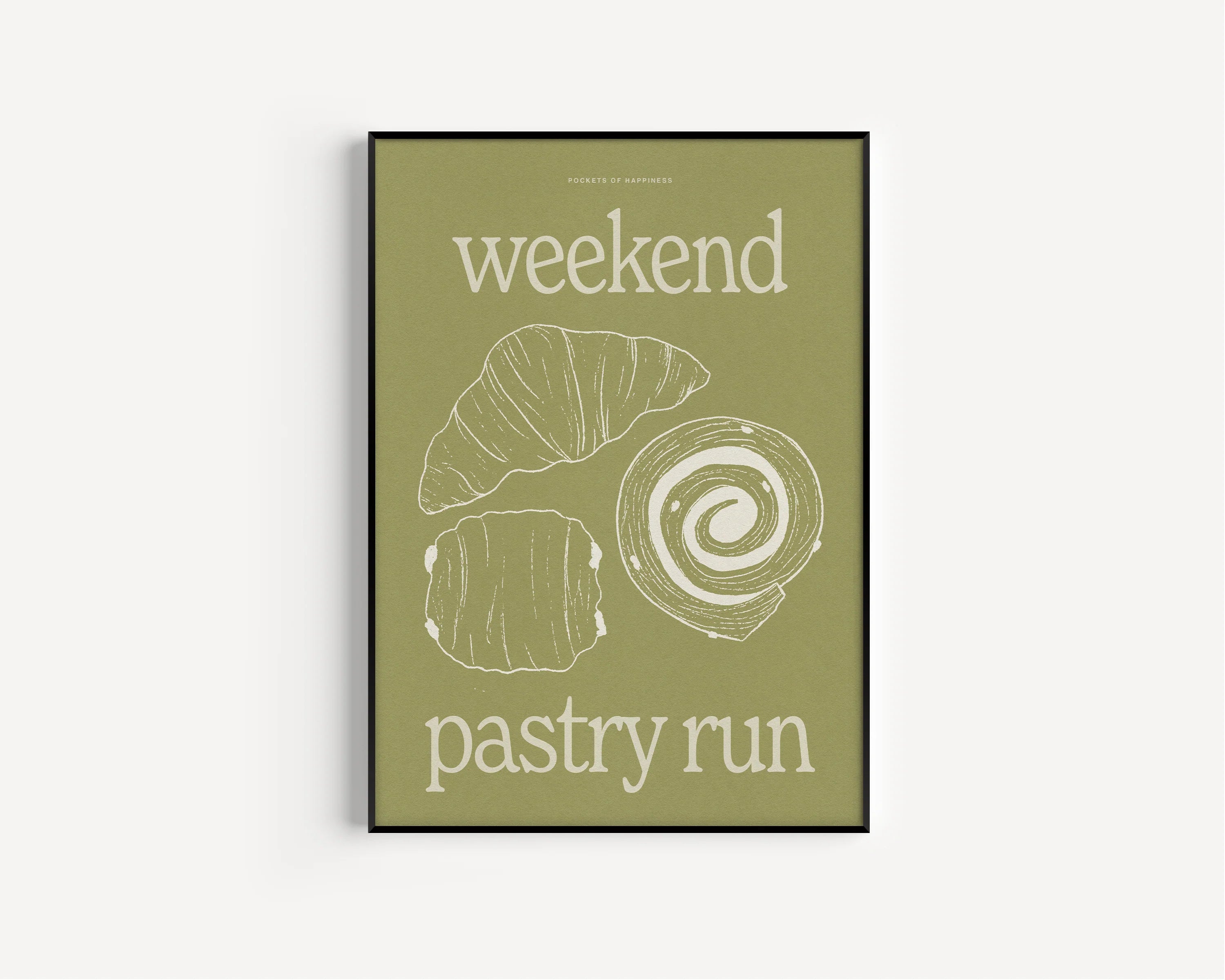 WEEKEND PASTRY RUN A4 | PRINT BY PROPER GOOD