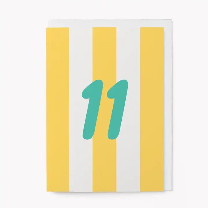 AGE 11 | CARD BY GRAPHIC FACTORY - OTHERLETTERS