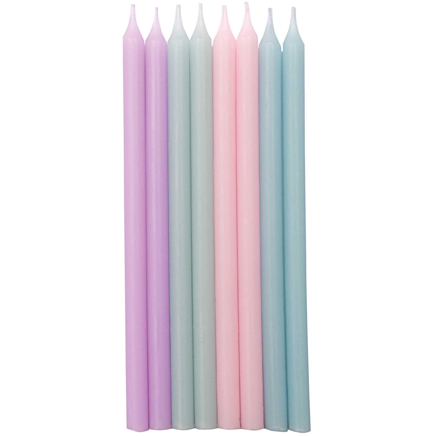 SHORT BIRTHDAY CANDLES | PASTEL MIX