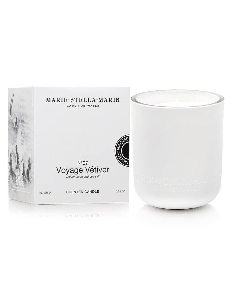 No.7 VOYAGE VÉTIVER Luxurious Scented Candle (Refillable) 300 gr BY MARIE-STELLA-MARIS