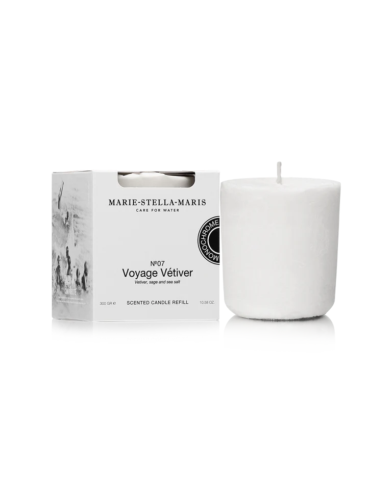 No.7 VOYAGE VÉTIVER scented candle REFILL 300gr BY MARIE-STELLA-MARIS