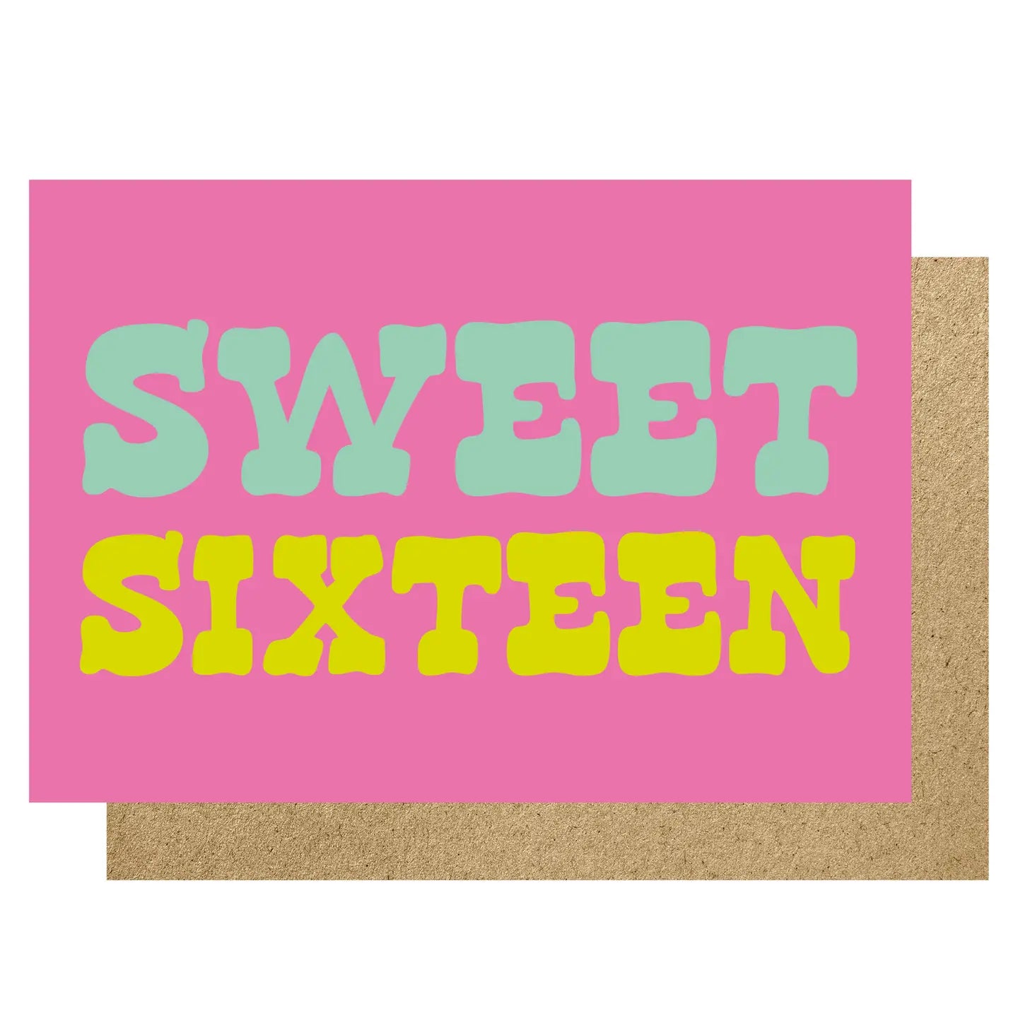SWEET SIXTEEN (PINK) | CARD BY LUCKY INK - OTHERLETTERS
