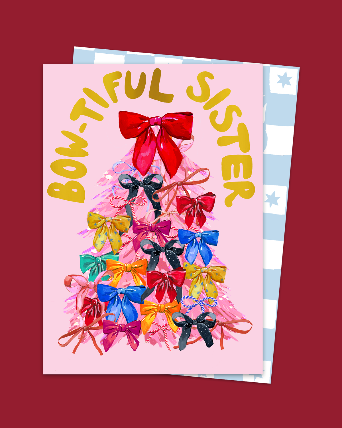BOW-TIFUL SISTER CHRISTMAS | CARD BY ELEANOR BOWMER