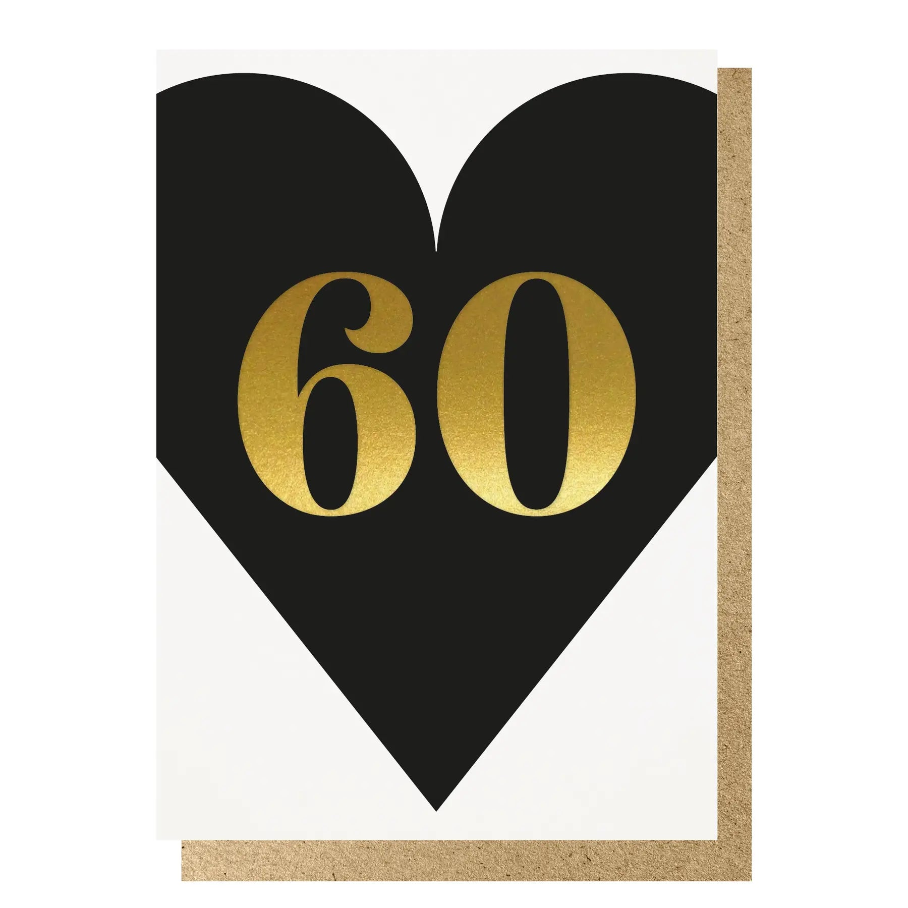 60 BLACK HEART | CARD BY LUCKY INK
