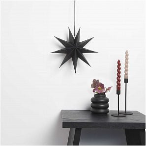 9 POINT PAPER STAR | BLACK SMALL - OTHERLETTERS