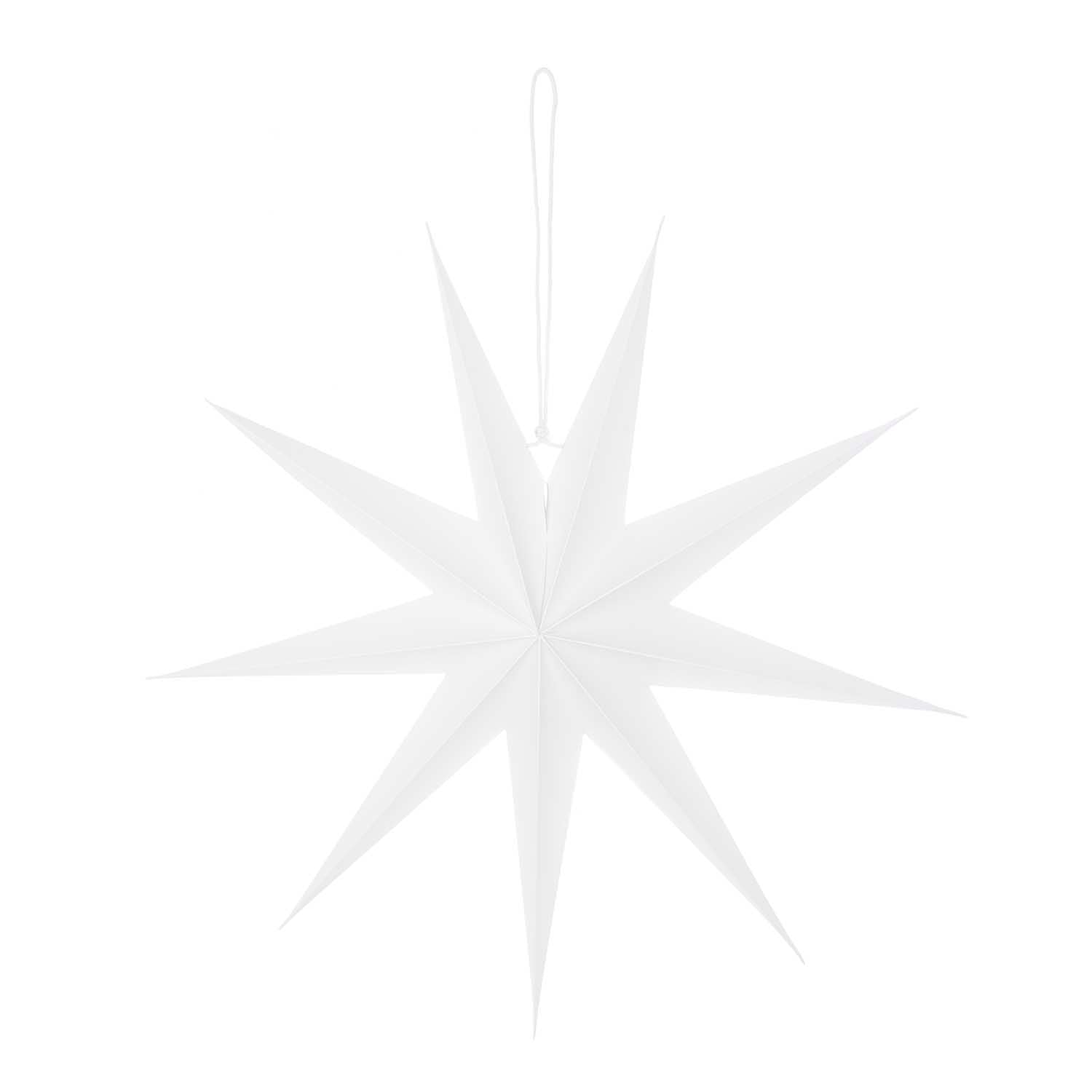 9 POINT PAPER STAR | WHITE MEDIUM - OTHERLETTERS