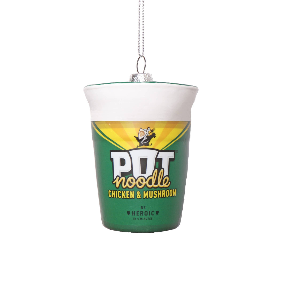 Pot Noodle Chicken and Mushroom glass tree decoration by studio THIE