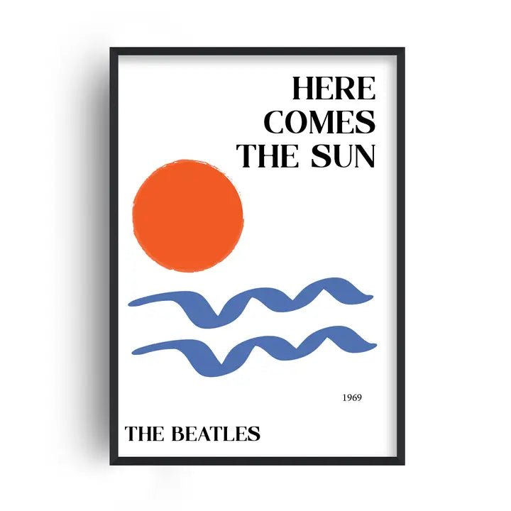 HERE COMES THE SUN A4 PRINT | FANCLUB PRINTS - OTHERLETTERS