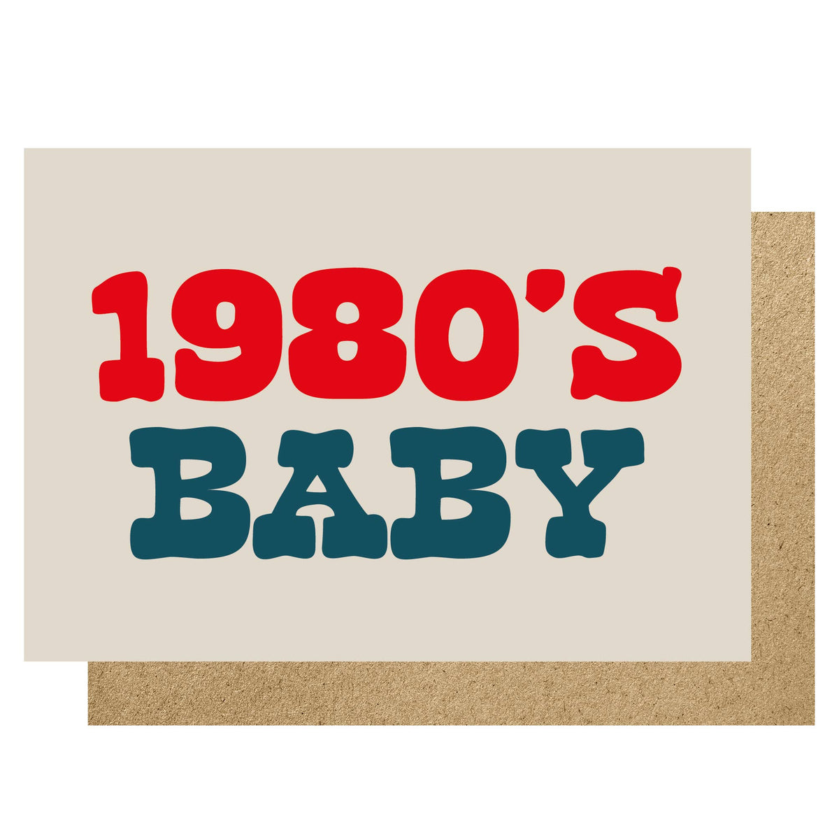 1980'S BABY | CARD BY LUCKY INK