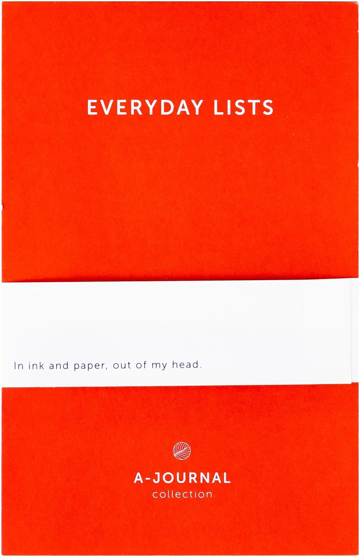 EVERYDAY LISTS NOTEBOOK RED/ PINK - OTHERLETTERS