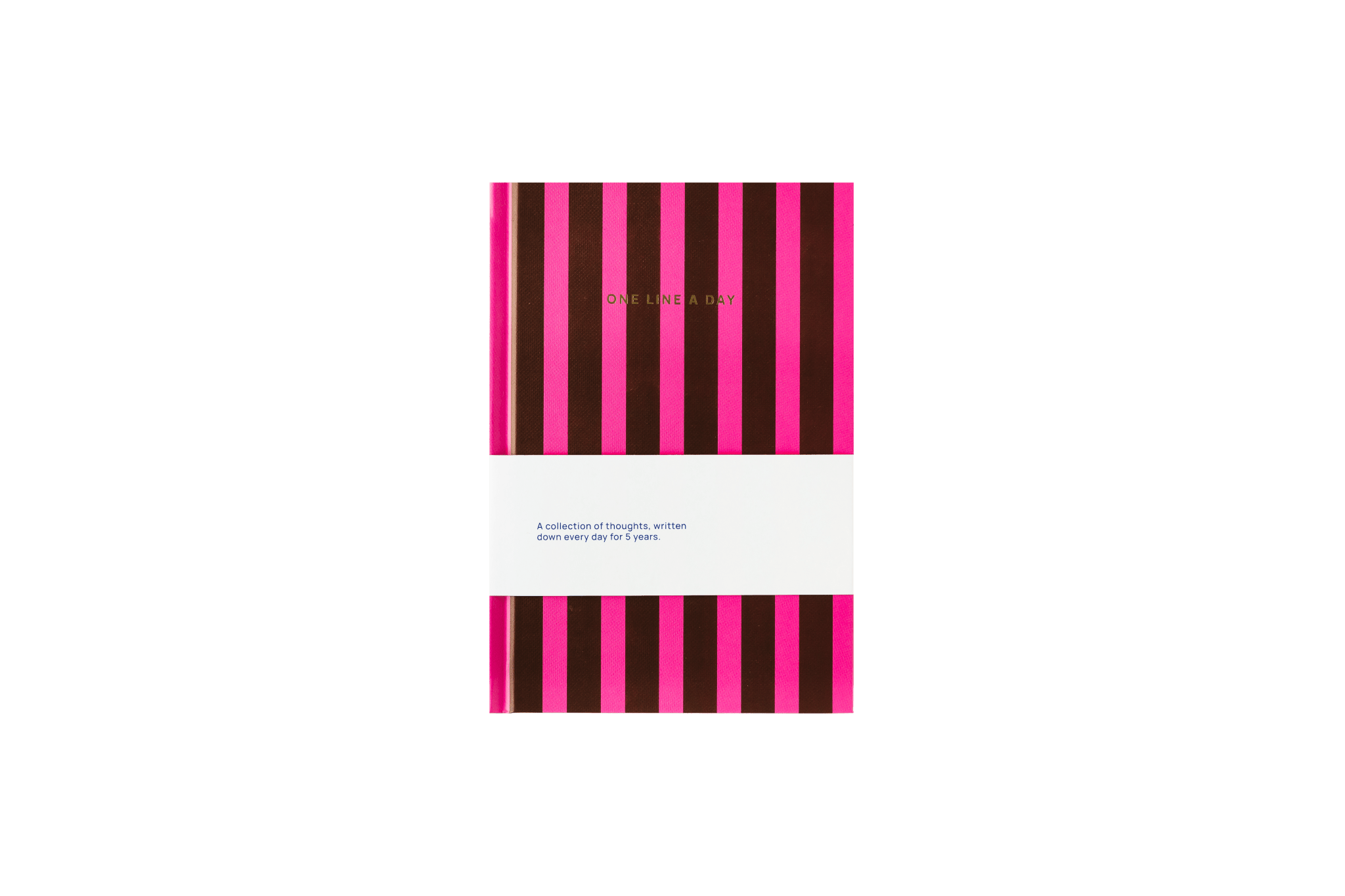 ONE LINE A DAY JOURNAL | PINK STRIPE - OTHERLETTERS