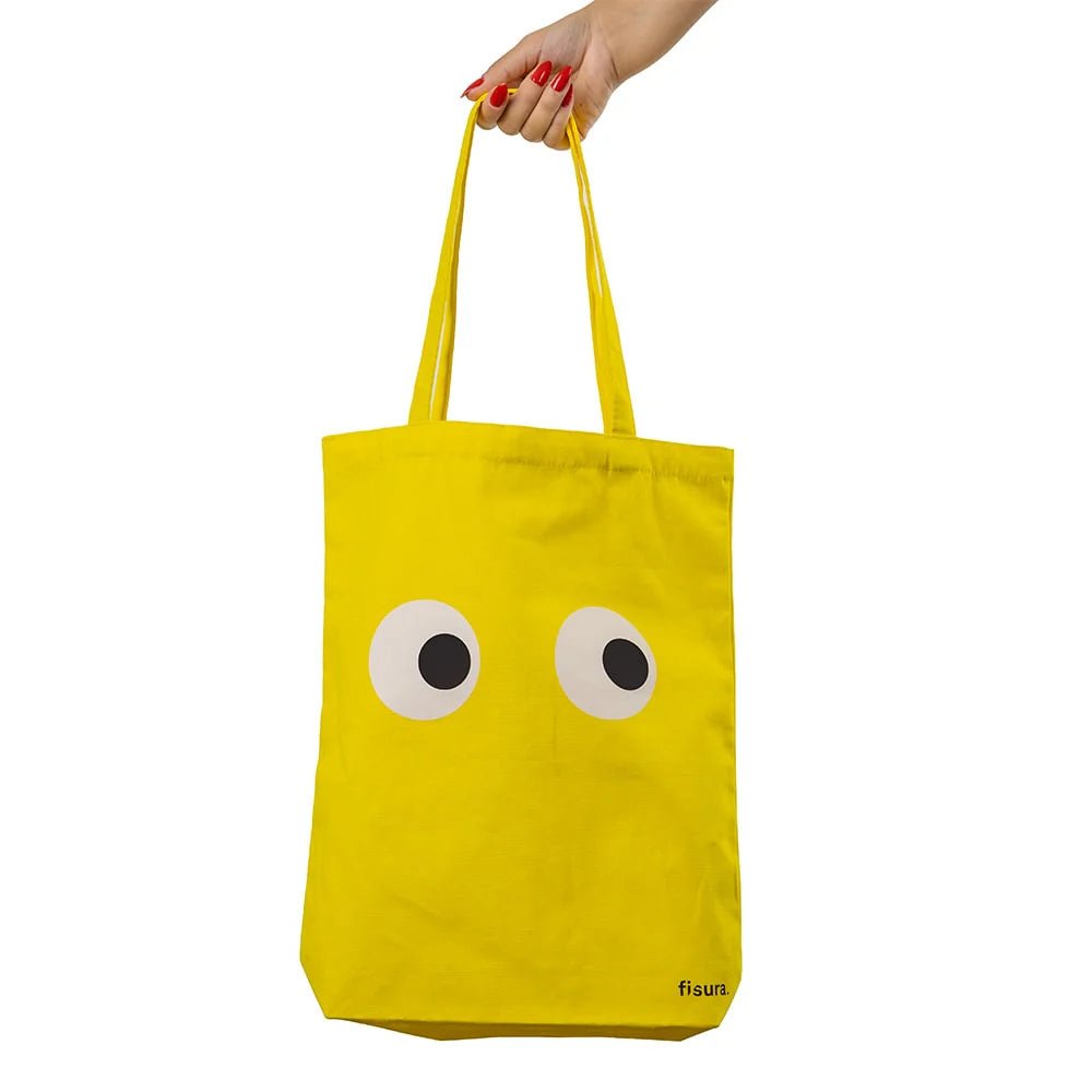 YELLOW EYES COTTOM TOT BAG - OTHERLETTERS