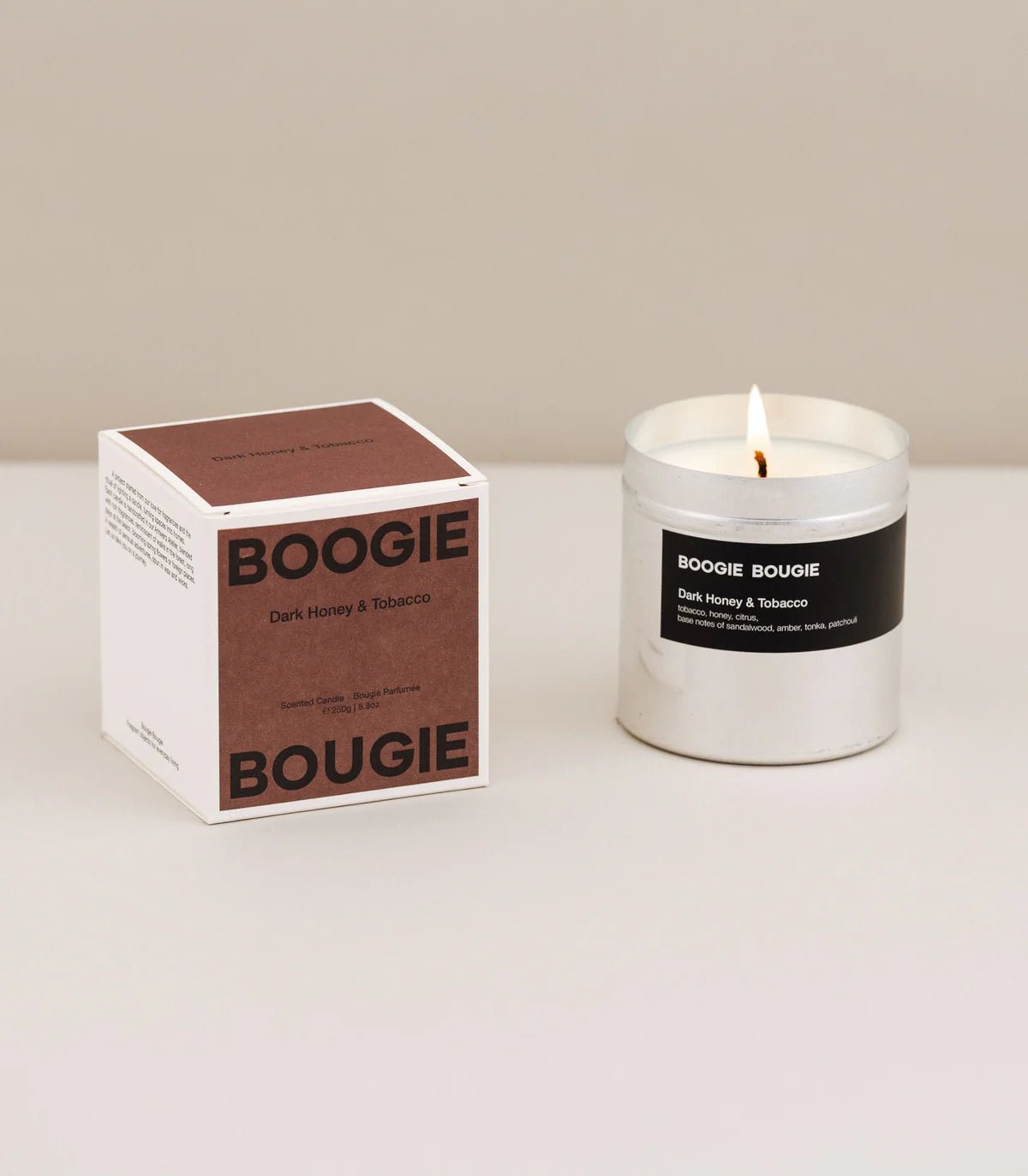 BOOGIE BOUGIE DARK HONEY & TOBACCO CANDLE - OTHERLETTERS