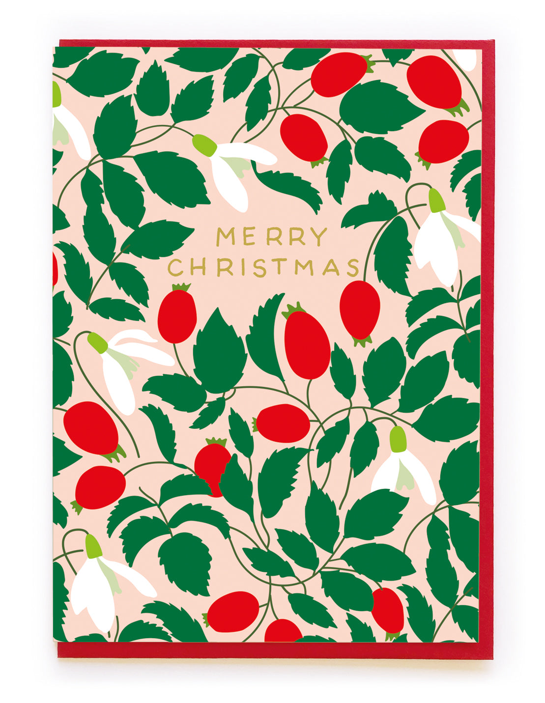MERRY CHRISTMAS ROSEHIP | CARD BY NOI