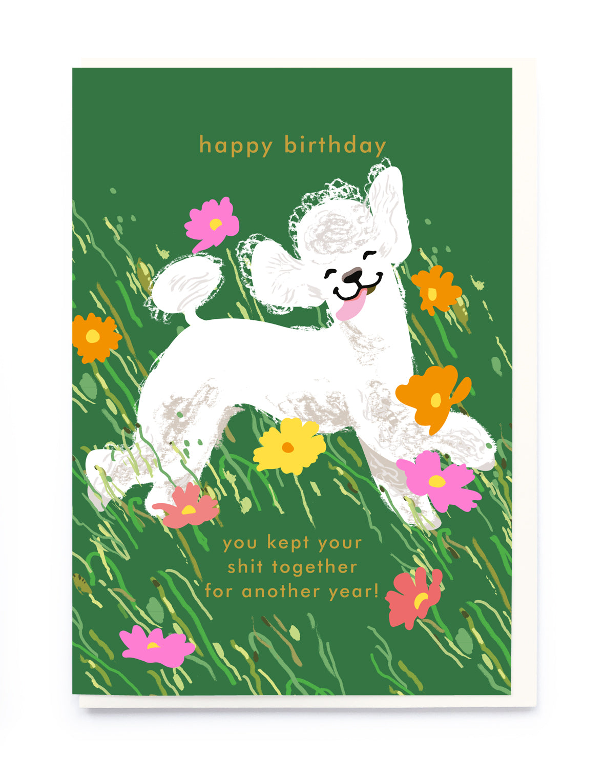 KEPT IT TOGETHER DOG | CARD BY NOI