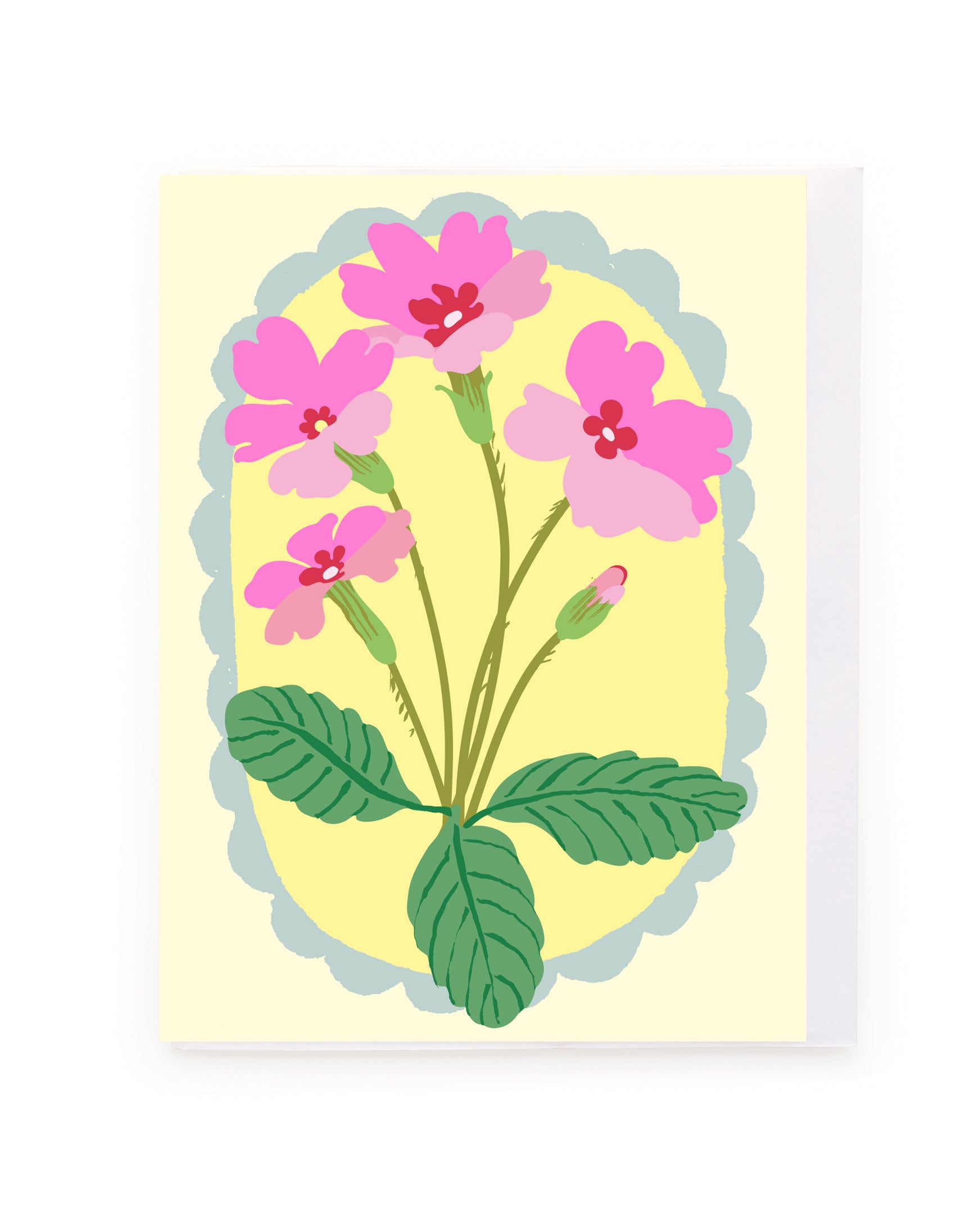 PINK FLOWERS VINTAGE | CARD BY NOI