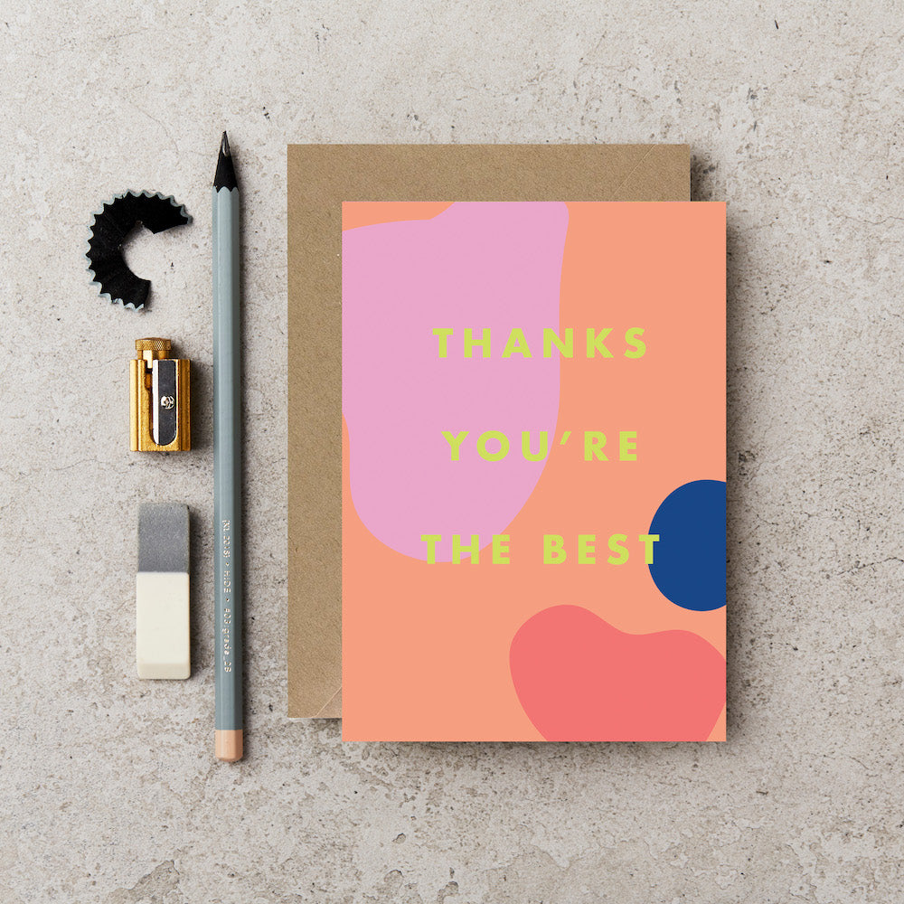 THANKS YOU'RE THE BEST | CARD BY CUB