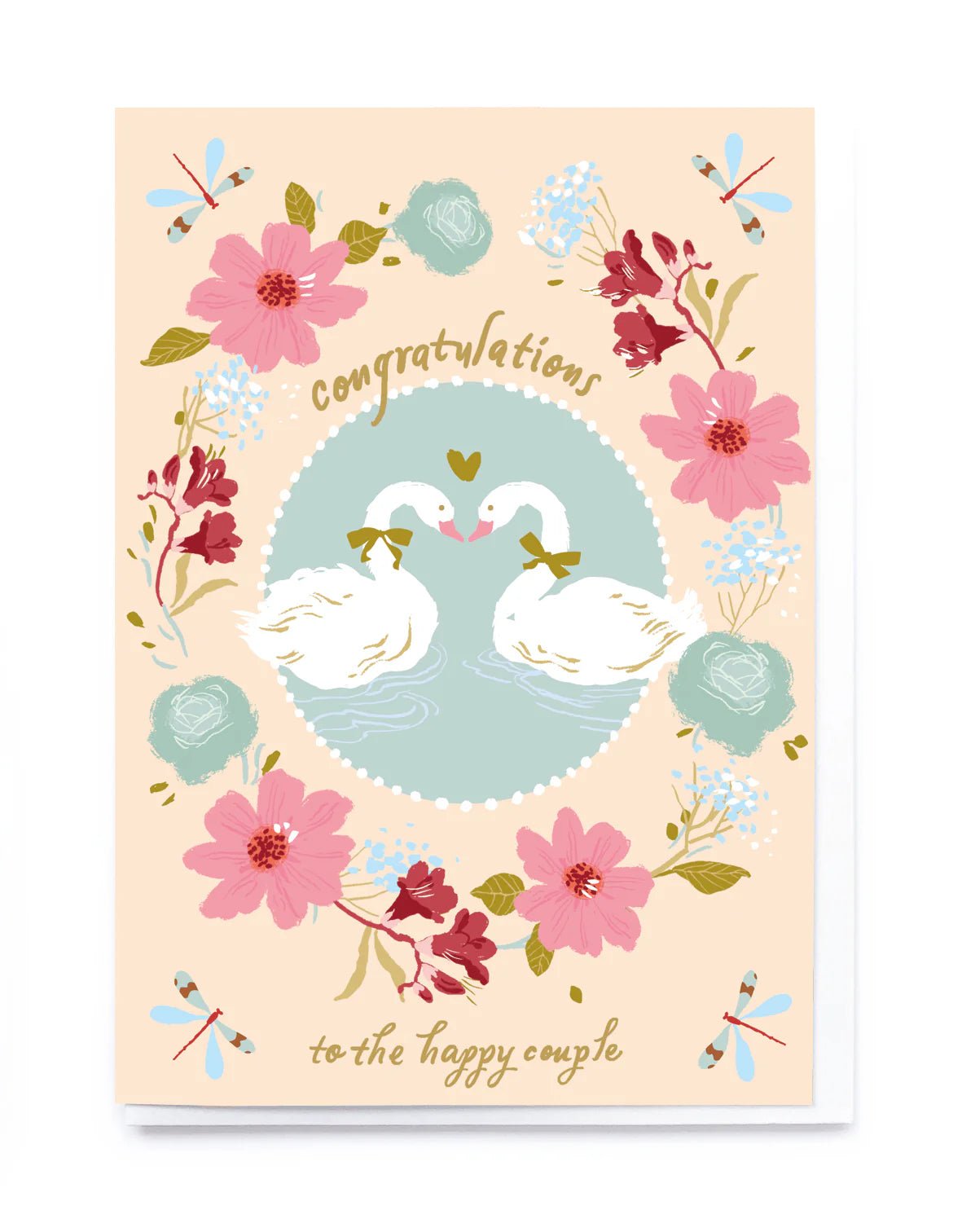 HAPPY SWANS WEDDING | CARD BY NOI - OTHERLETTERS