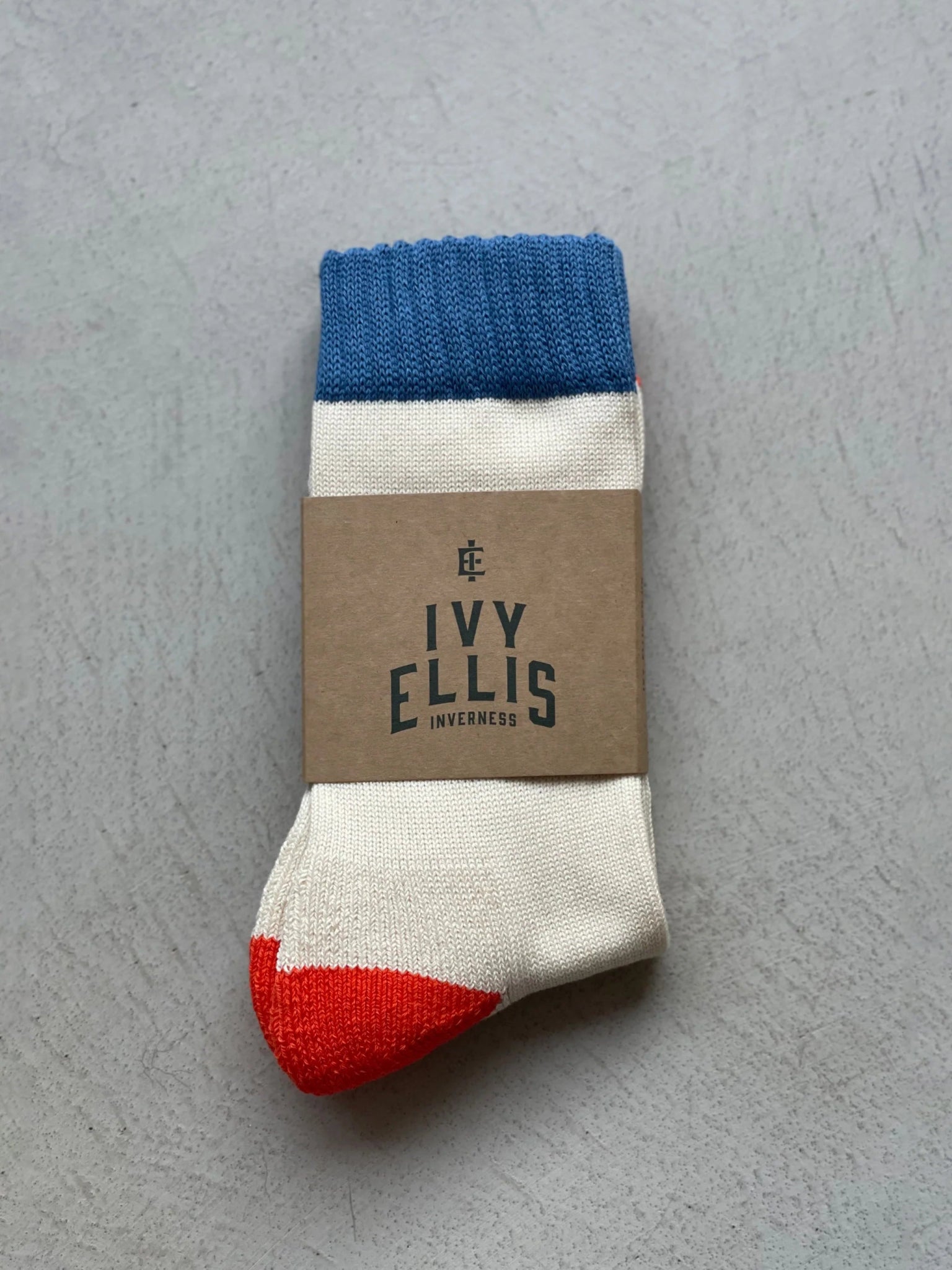 THE CAMPBELL MEN'S CREW LENGTH SOCKS BY IVY ELLIS - OTHERLETTERS