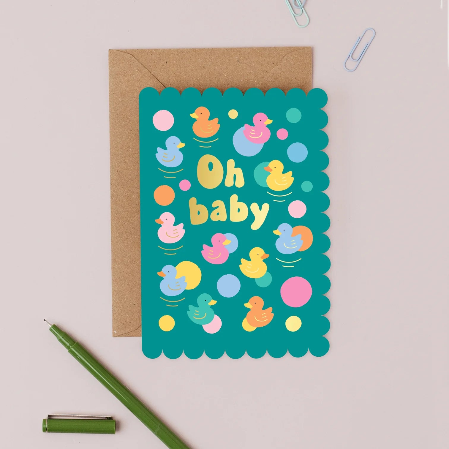 OH BABY (DUCKS) | CARD BY MIFKINS - OTHERLETTERS