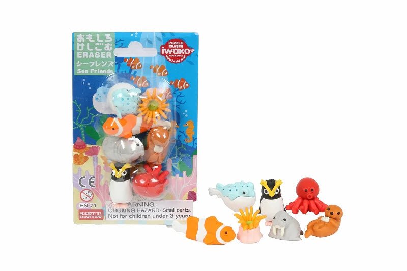 IWAKO ERASERS | SEA FRIENDS - OTHERLETTERS