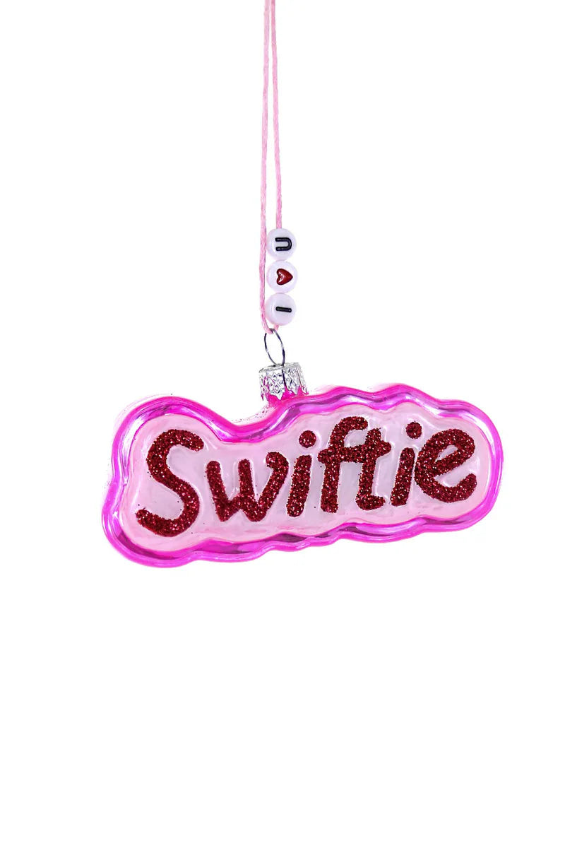 SWIFTIE GLASS TREE DECORATION