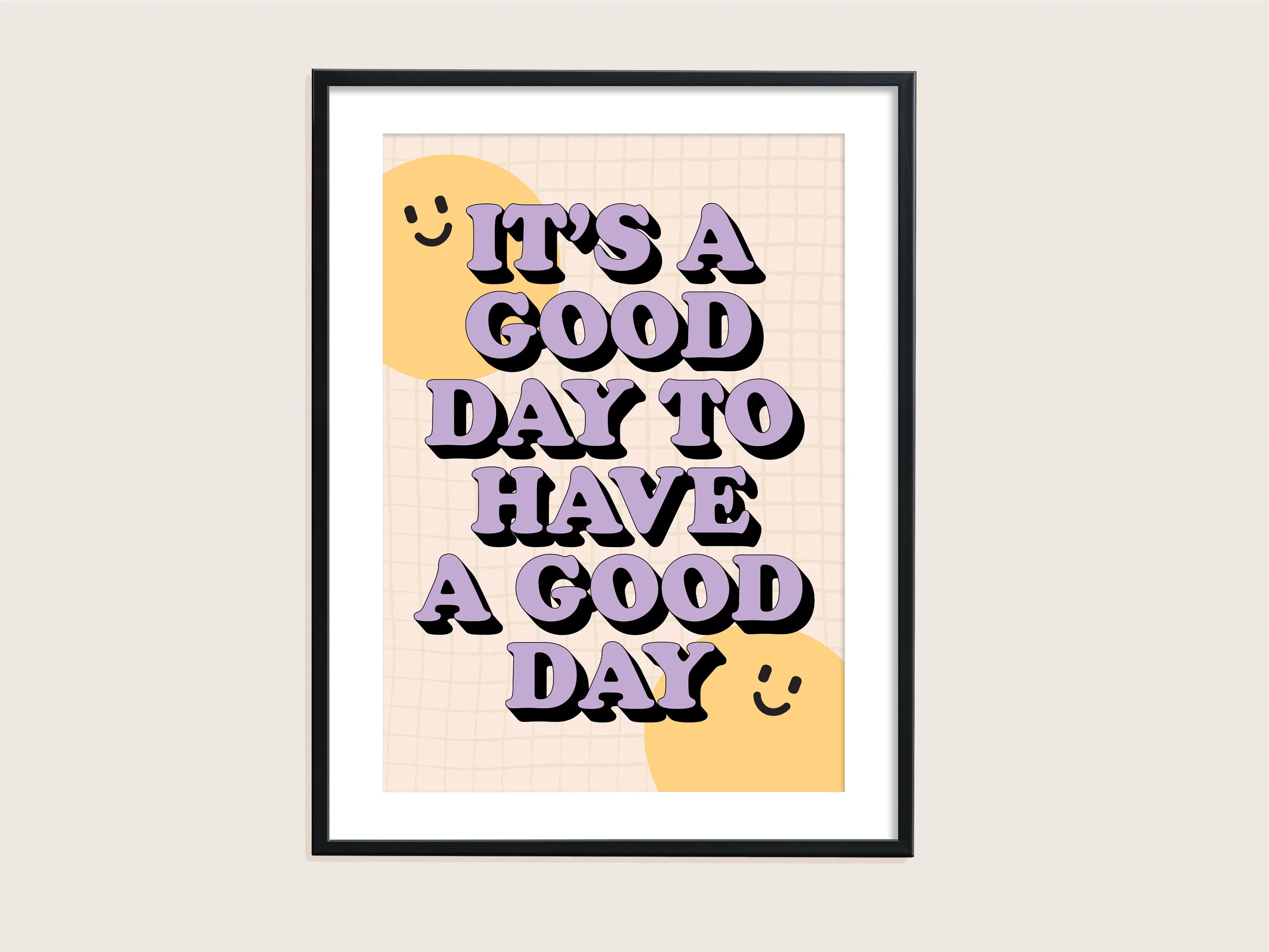 GOOD DAY (LILAC) A4 | PRINT BY PROPER GOOD