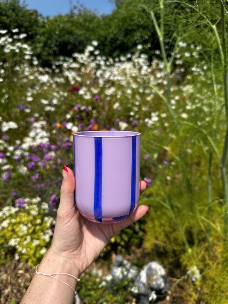 NAVY/ LILAC TUMBLER - OTHERLETTERS