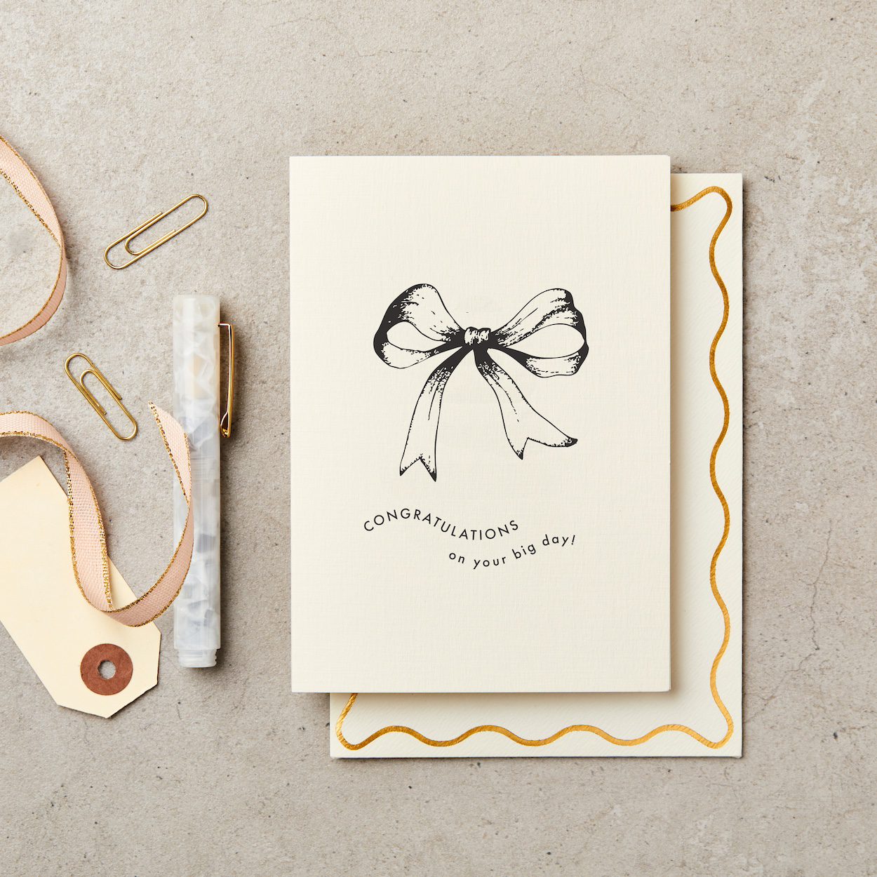 CONGRATULATIONS ON YOUR BIG DAY! | CARD BY KATIE LEAMON - OTHERLETTERS