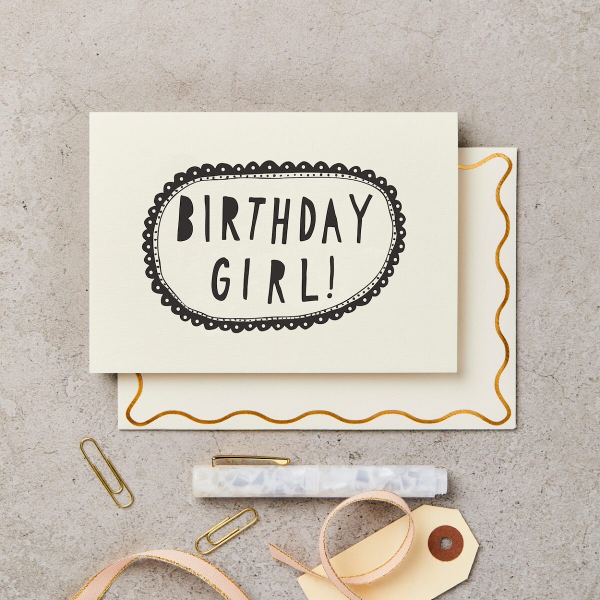 BIRTHDAY GIRL | CARD BY KATIE LEAMON - OTHERLETTERS