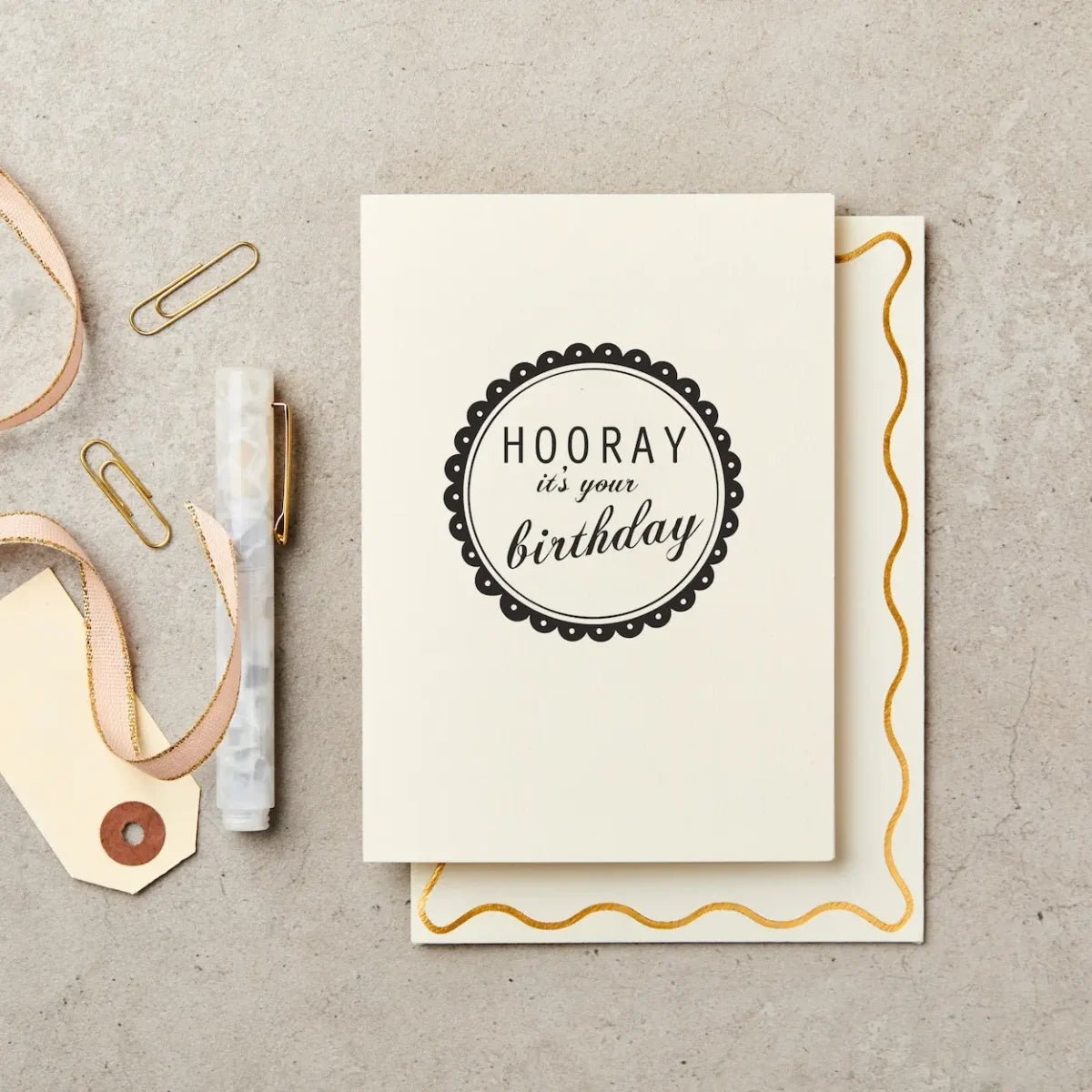 HOORAY IT'S YOUR BIRTHDAY | CARD BY KATIE LEAMON - OTHERLETTERS