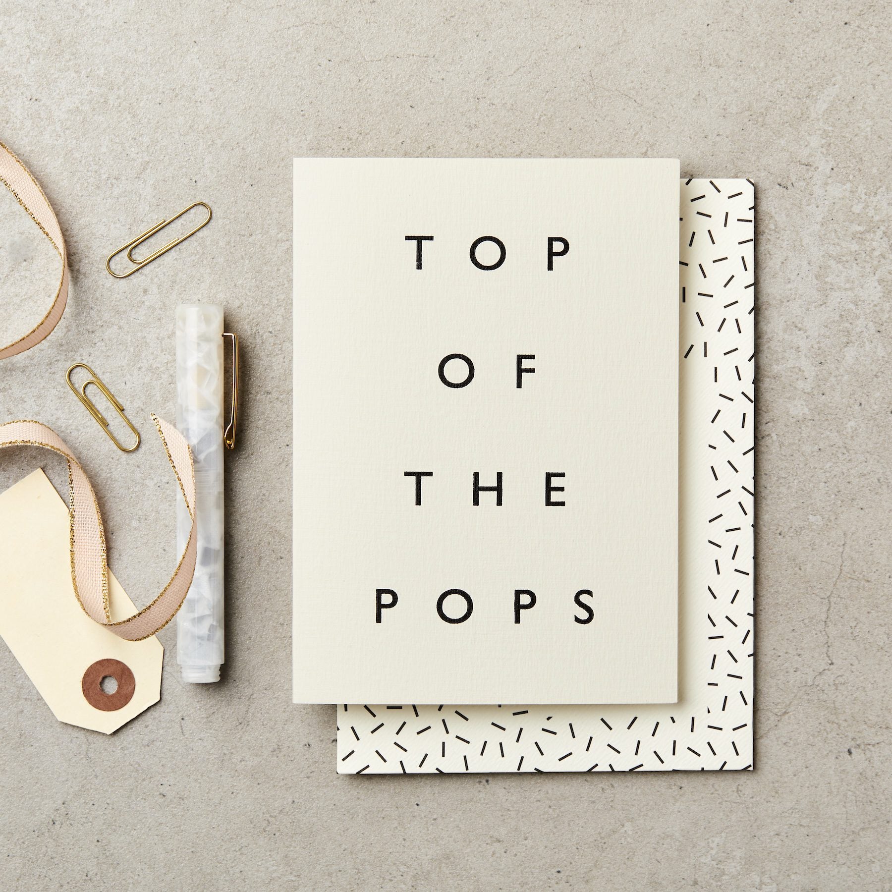 TOP OF THE POPS | CARD BY KATIE LEAMON