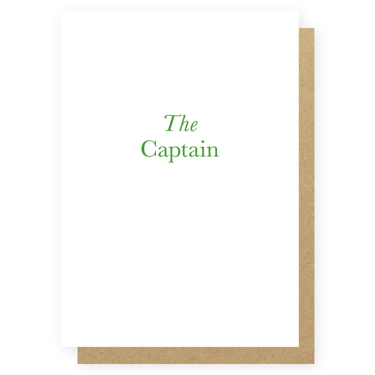 THE CAPTAIN | CARD BY LUCKY INK